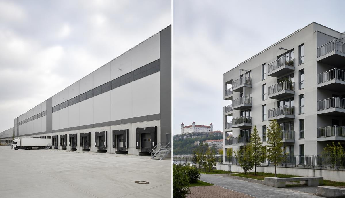 Sklad drží 6,25 %, byt v Bratislave klesá pod 3 %. Dva trhy, ktoré sa rozchádzajú